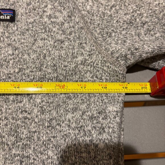 Patagonia Better Sweater Womens Size Medium Gray 1/4 Zip Fleece Jacket - Picture 7 of 9